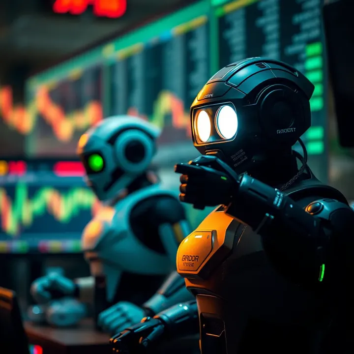 Risk Management Techniques for Forex Trading Robots Visual representation of risk management strategies in forex trading with robots and protective measures