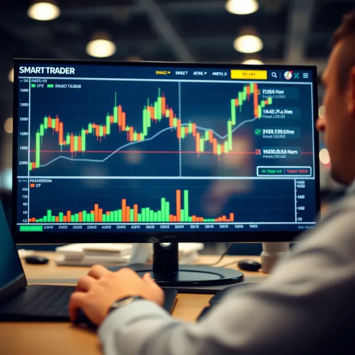 Graphical representation of trading strategies and efficiency optimization in Smart Trader